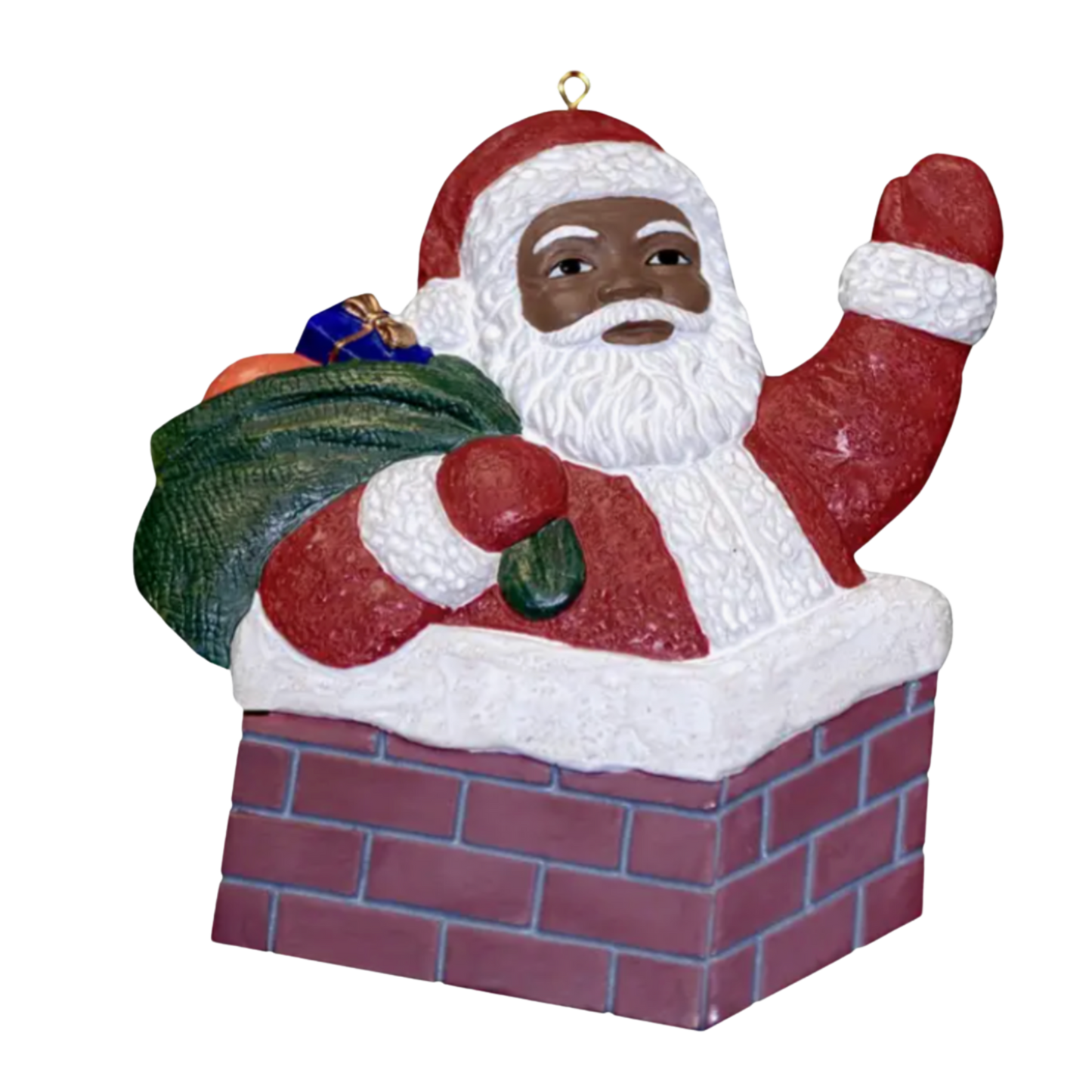 Seasoned Greetings: Black Santa Ornament Collection