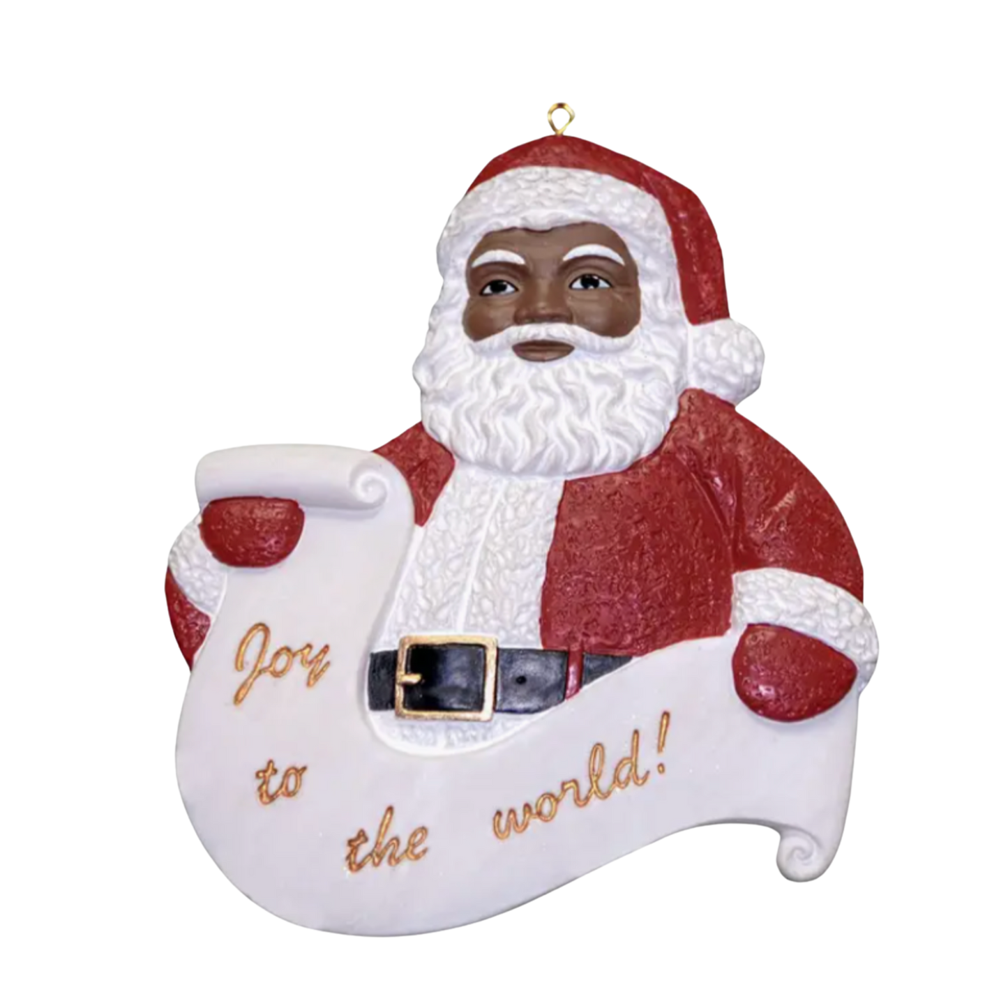 Seasoned Greetings: Black Santa Ornament Collection