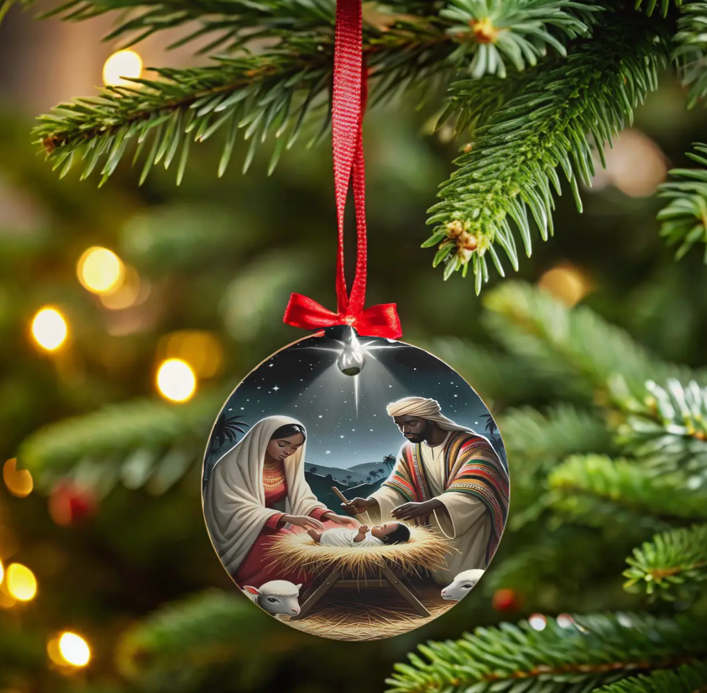 Glass Nativity Ornament – A Sacred Holiday Keepsake