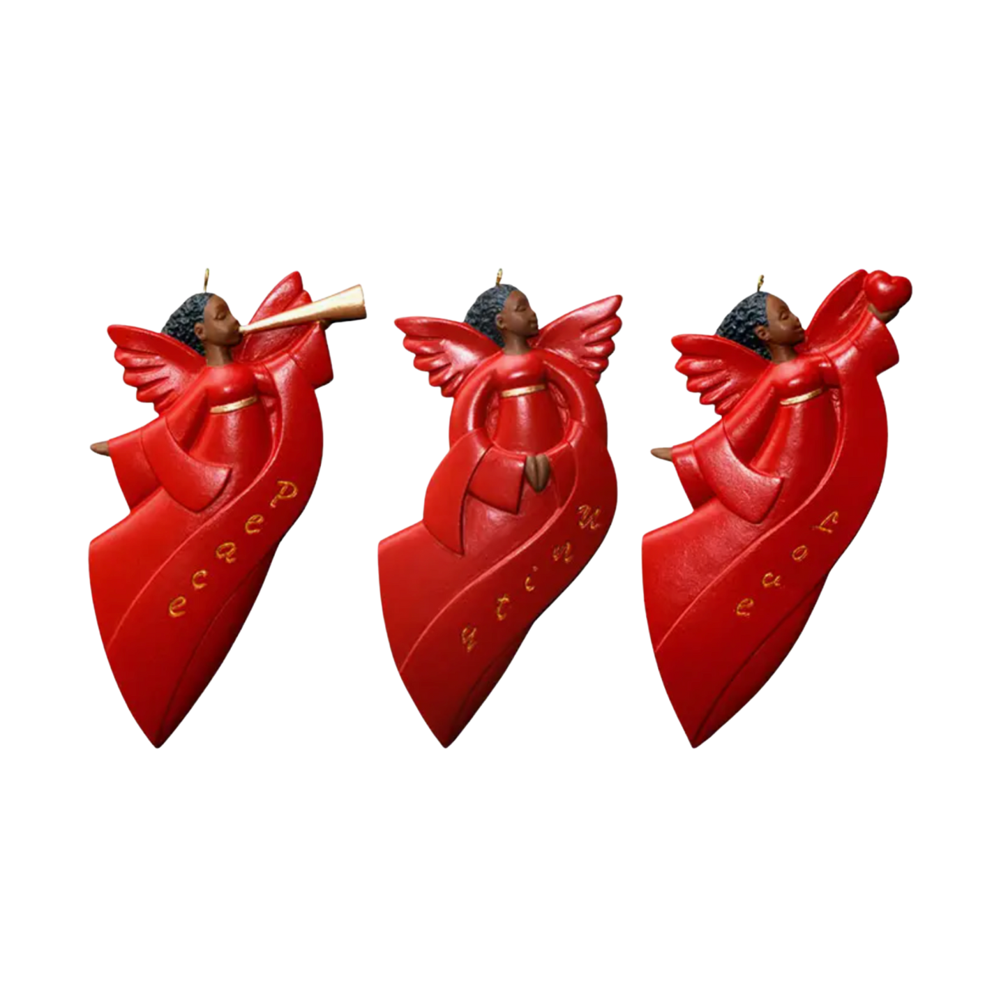 Product: Divine Grace Trio – Angel Ornaments (Grace, Peace, Love)
