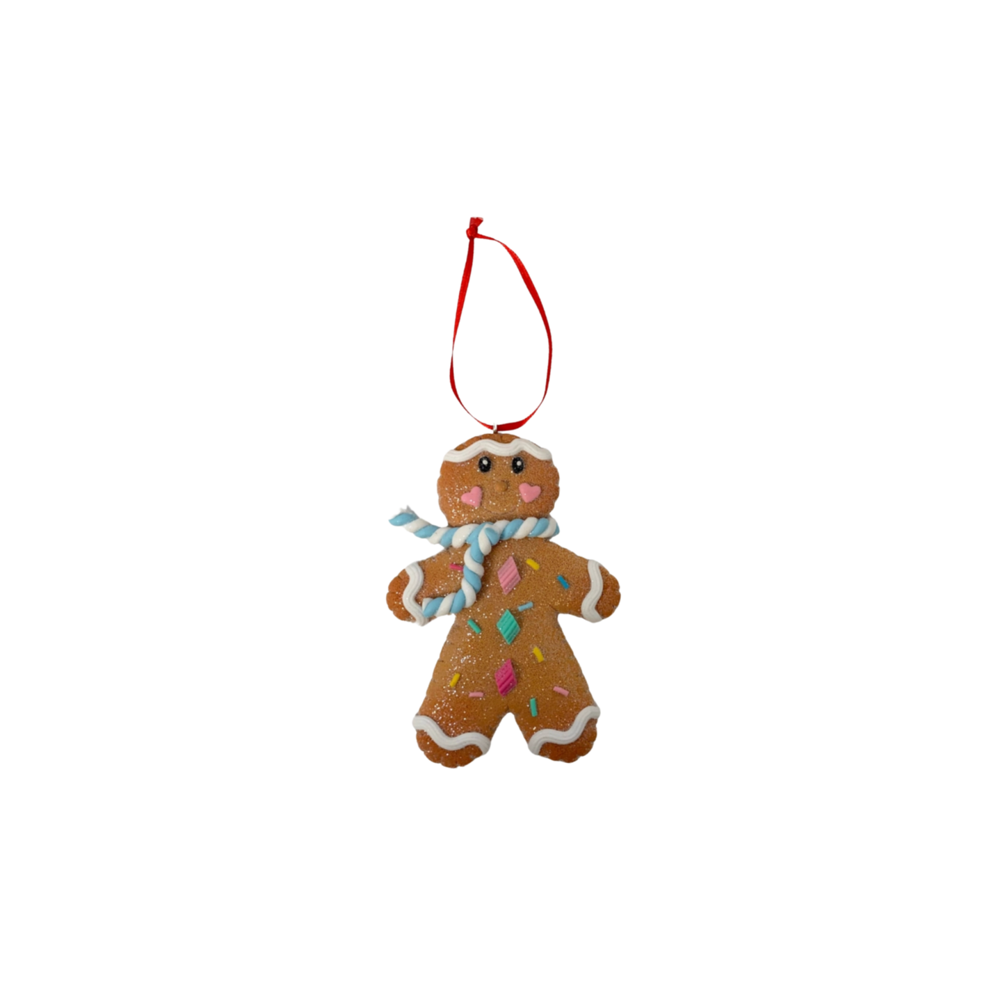 Pastel Perfection Gingerbread Ornaments – Girl & Boy Pair