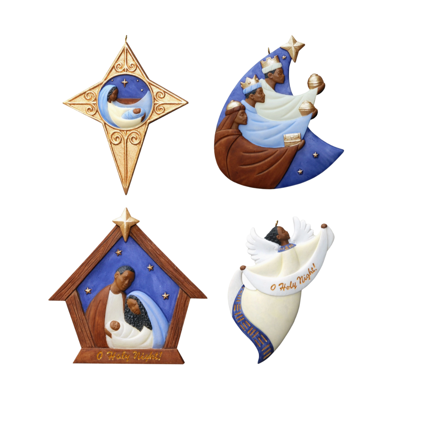 O Holy Light – African American Nativity Ornament Set