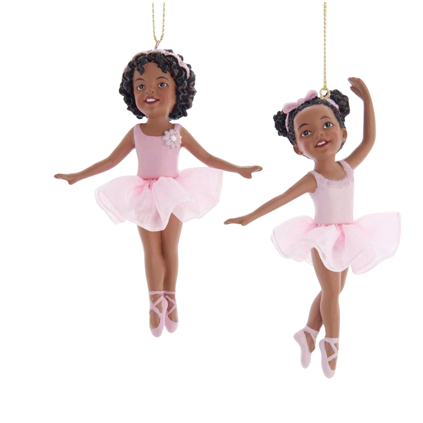 Pink Grace Ballerina Ornaments – Set of 2
