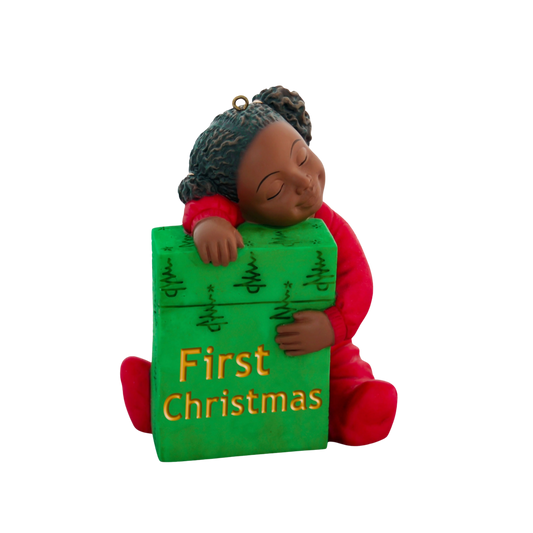 1st Christmas Keepsake Ornament – Baby Girl Edition